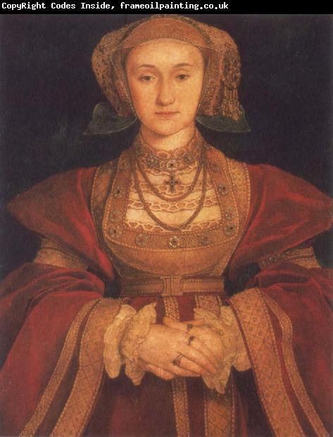 Hans holbein the younger Portrait of Anne of Clevers,Queen of England